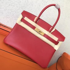 Hermes Red Swift Birkin 30cm Handmade Bags